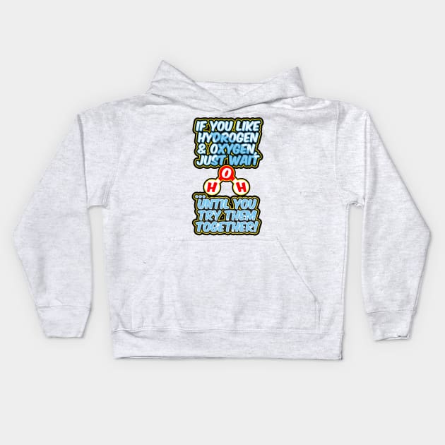 H2O drink water Kids Hoodie by mailboxdisco